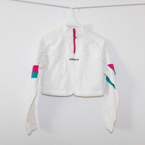 Addias Crop Top Sports Jacket Size XS